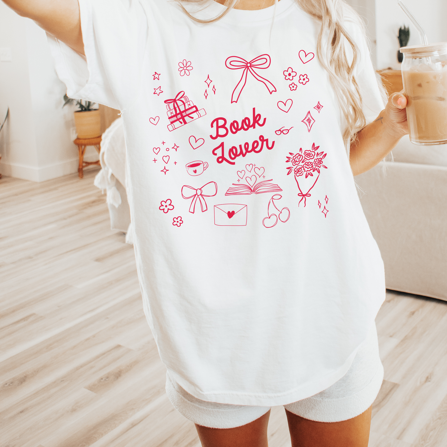 Book Lover Doodles Comfort Colors T-Shirt