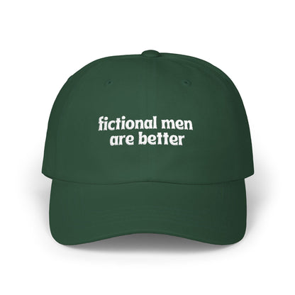 Fictional Men Are Better Embroidered Classic Dad Cap