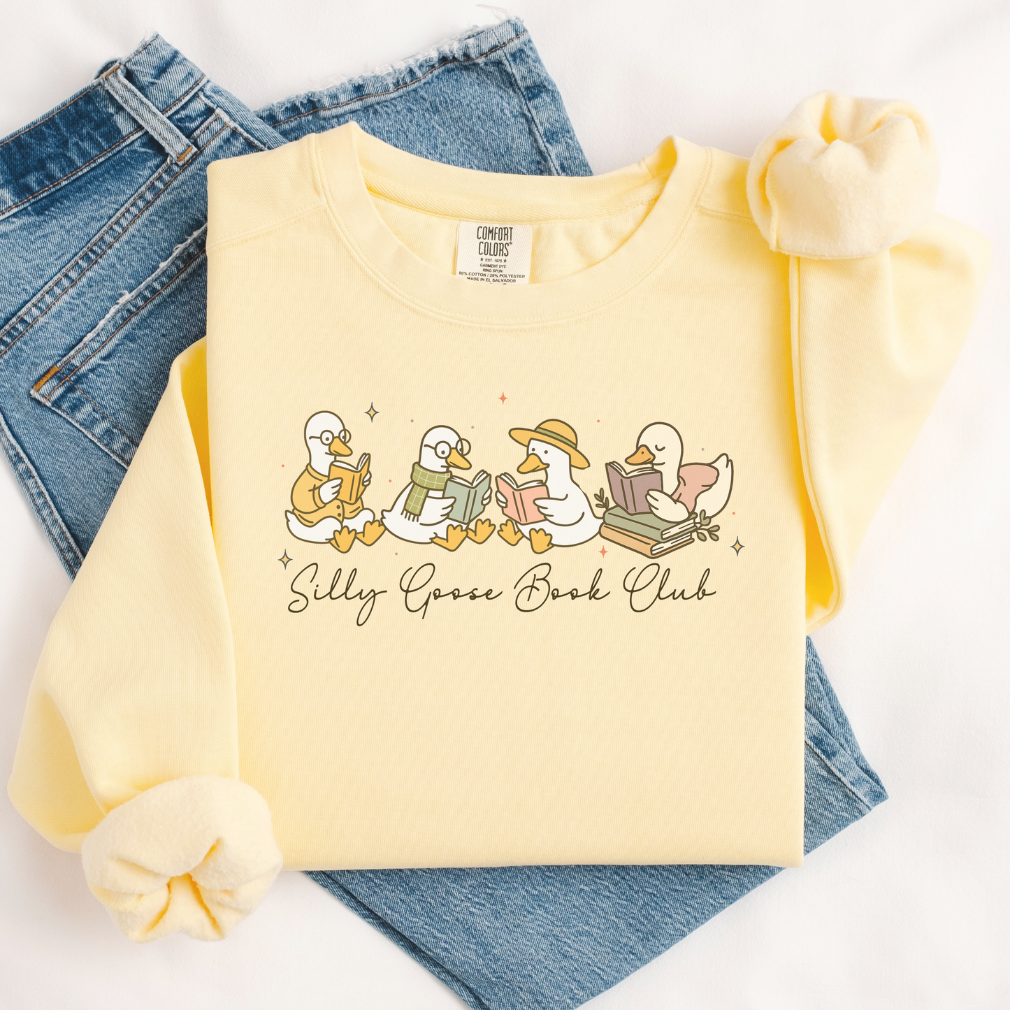 Reading Silly Goose Comfort Colors® Sweatshirt