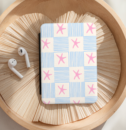 Kindle Case - Starfish Check | Paperwhite 12th Gen & Colorsoft