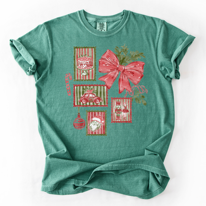 Holiday Stamps Comfort Colors T-Shirt