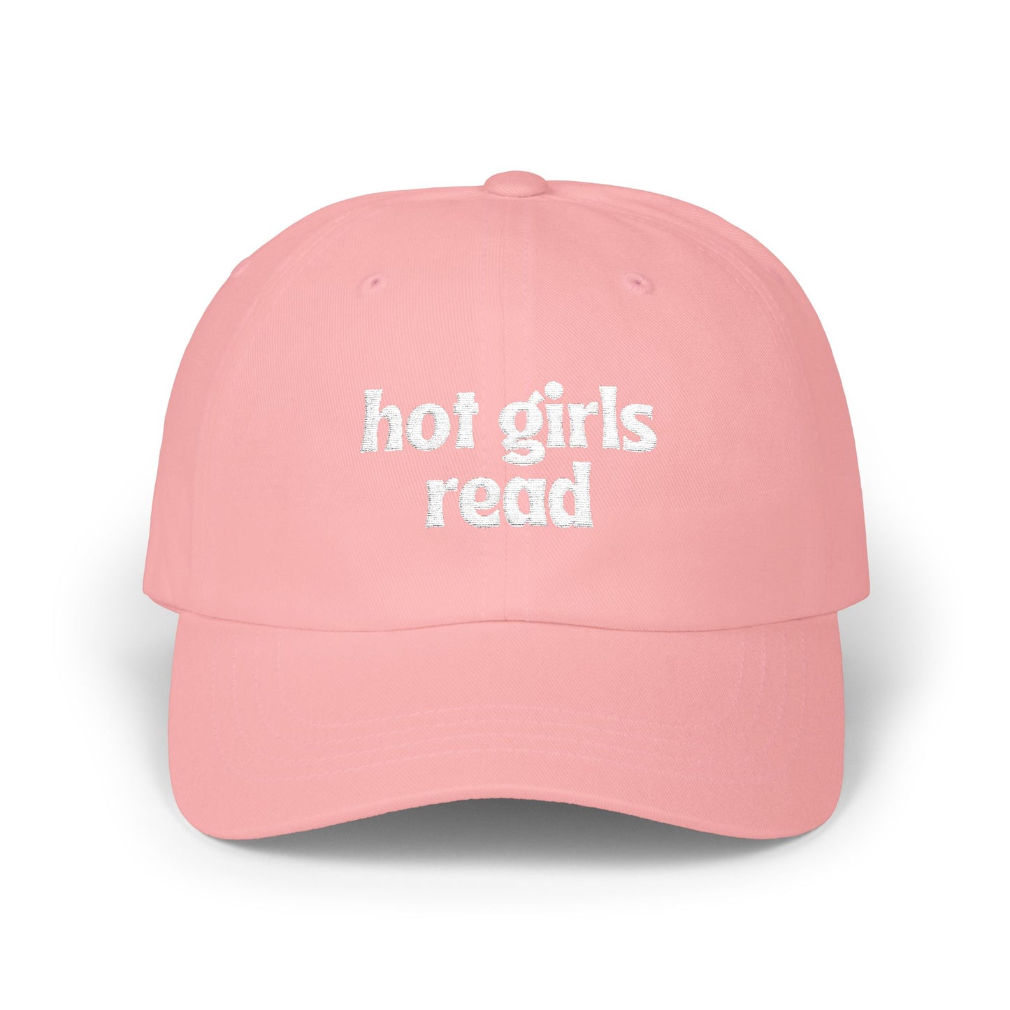 Hot Girls Read Embroidered Classic Dad Cap