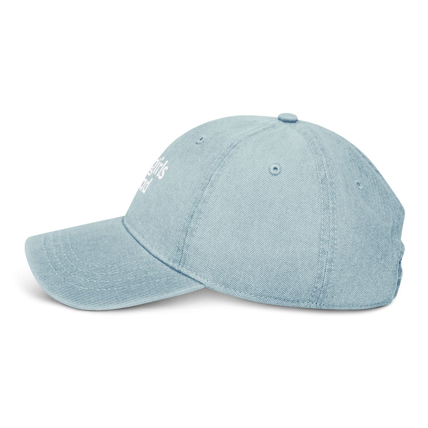 Hot Girls Read Embroidered Denim Hat