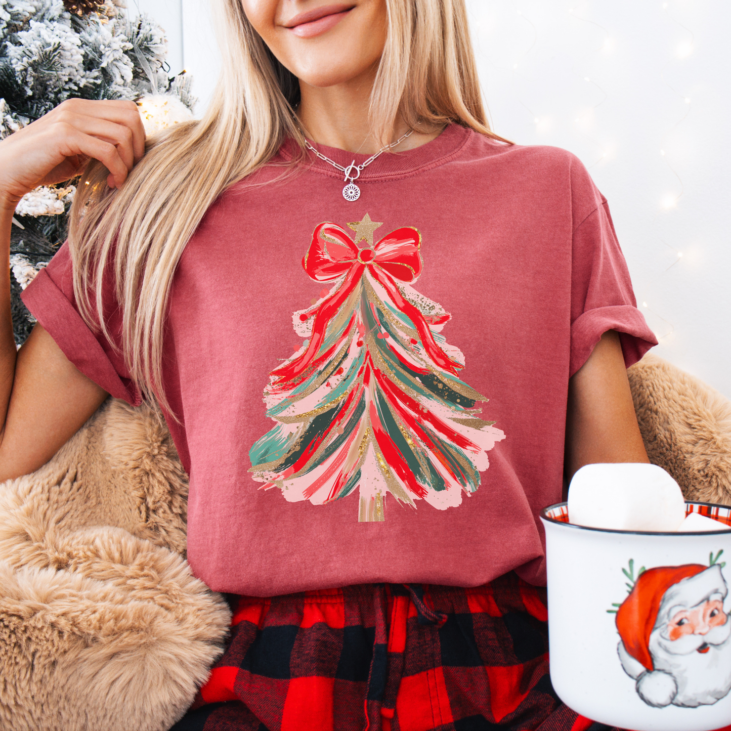Christmas Tree Comfort Colors T-Shirt