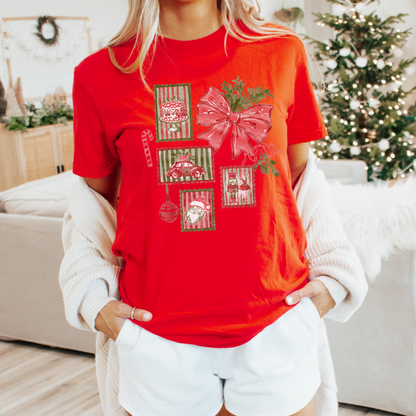 Holiday Stamps Comfort Colors T-Shirt