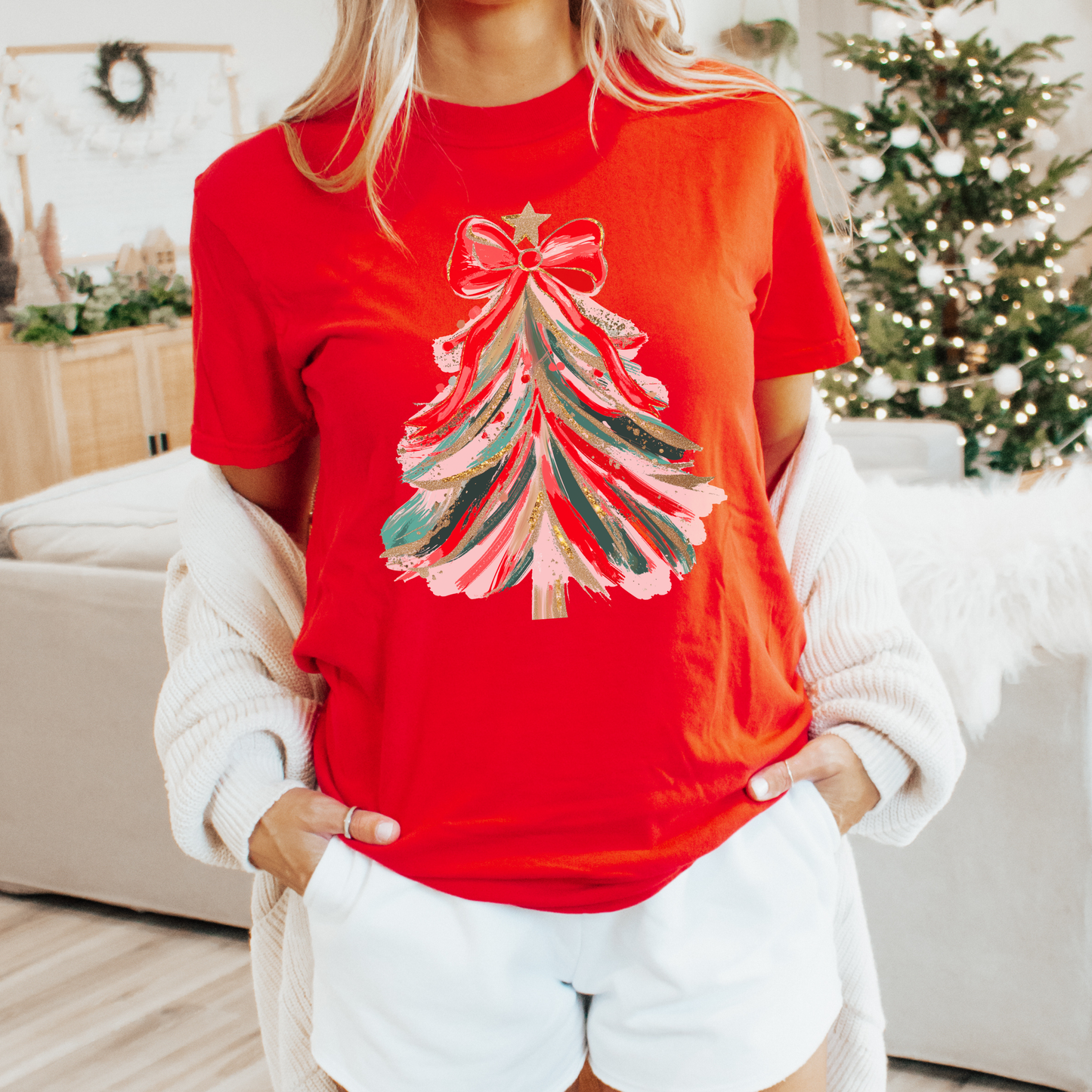 Christmas Tree Comfort Colors T-Shirt