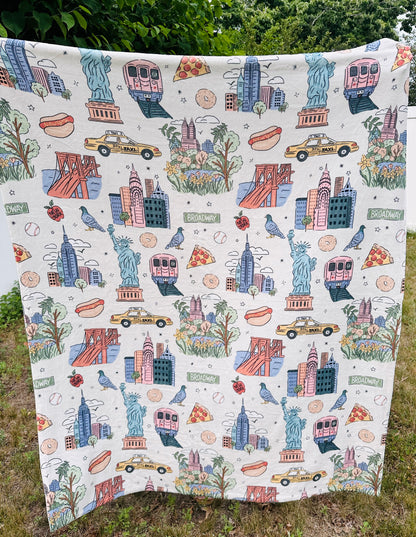 PRE-ORDER: New York City Plush Blanket