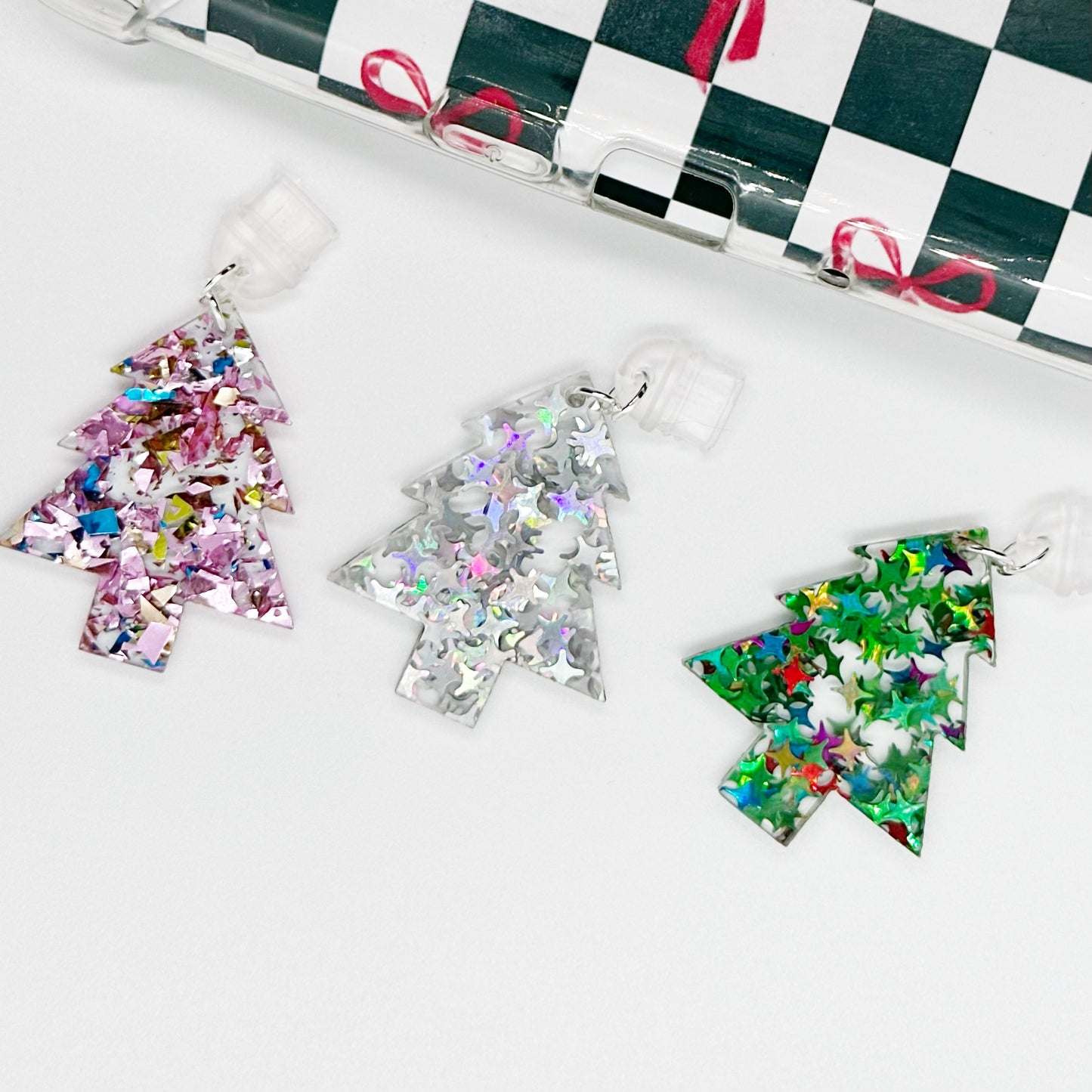 Sparkly Christmas Trees Kindle Charms