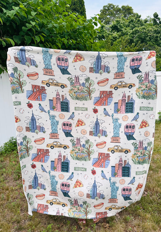 PRE-ORDER: New York City Plush Blanket