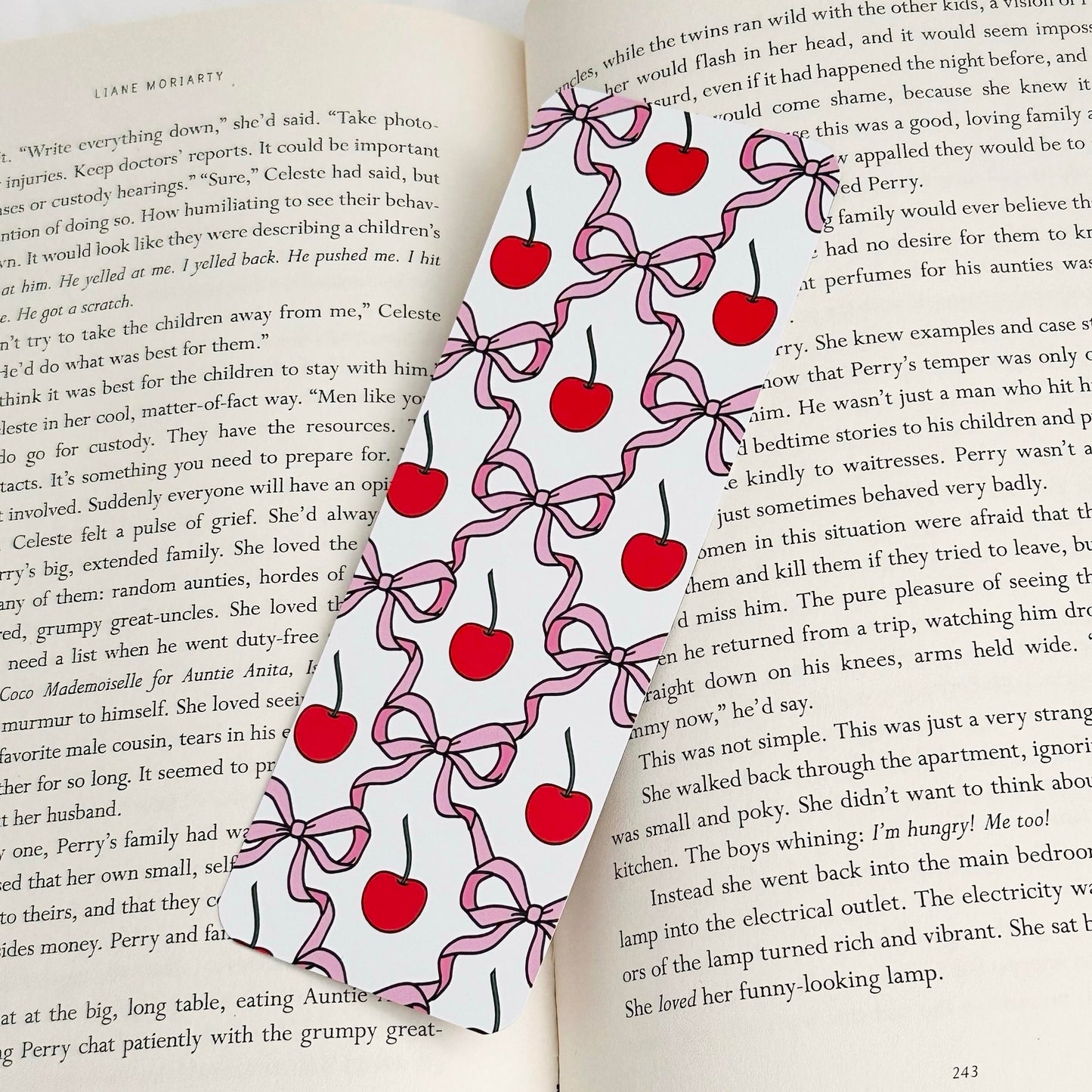 Cherries & Bows Bookmarks