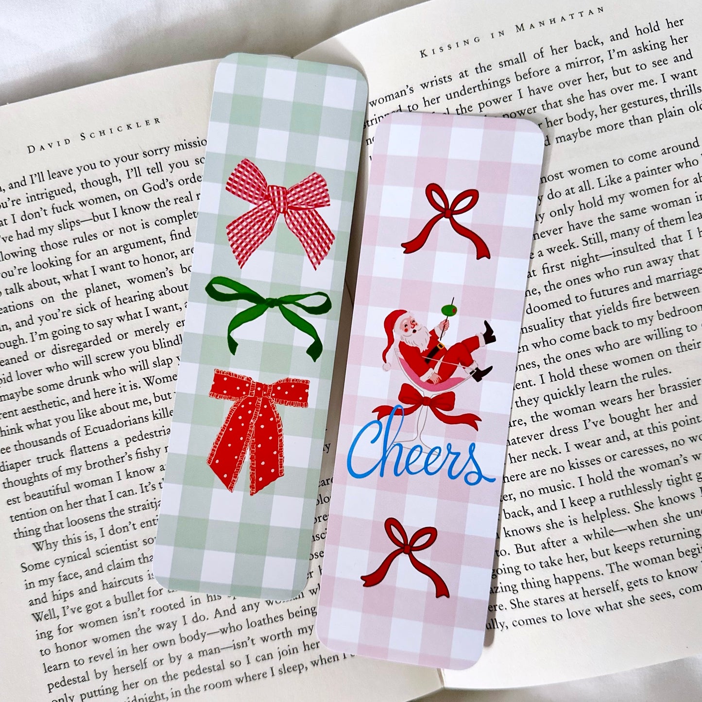 Coquette Christmas Bookmarks