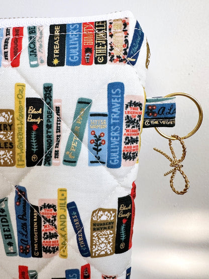 Vintage Book Shelf Kindle Sleeve