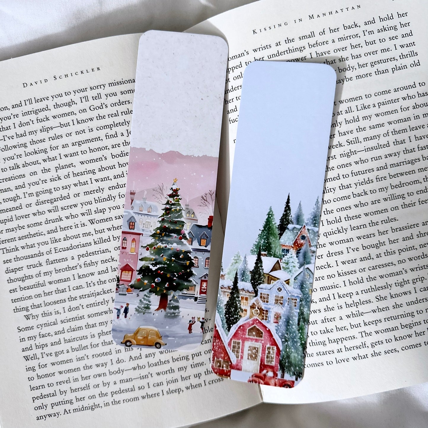 Christmas Village Bookmarks
