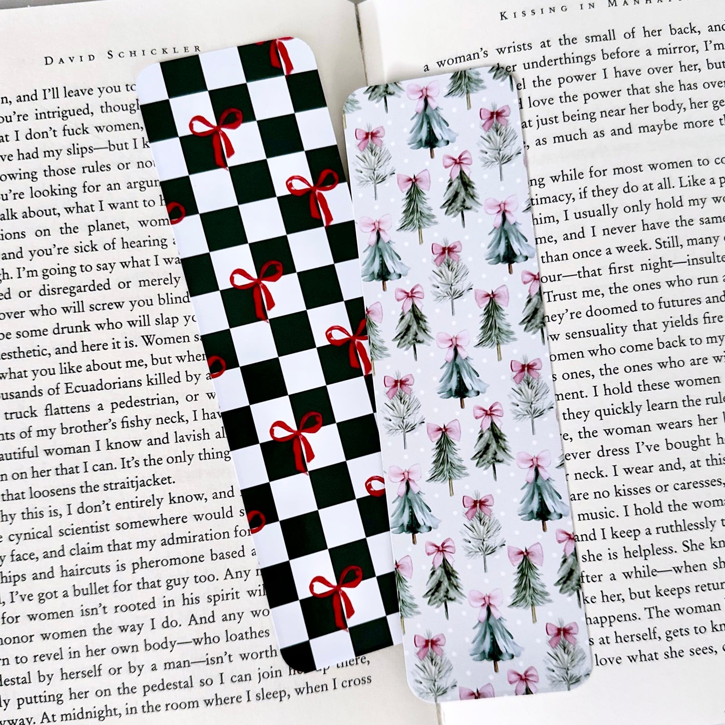Green Christmas Bookmarks