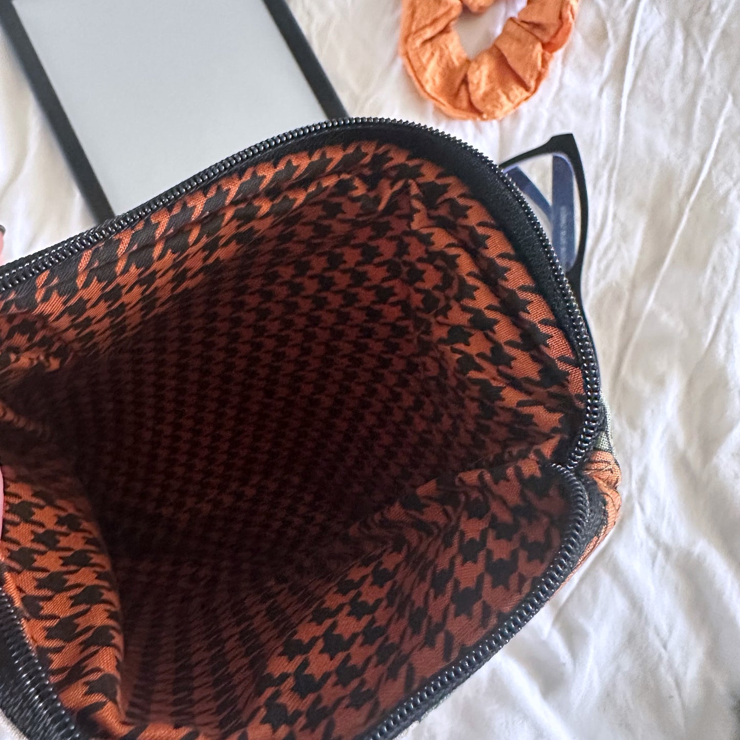 Spooky Floral Fall Kindle Sleeve (Orange)