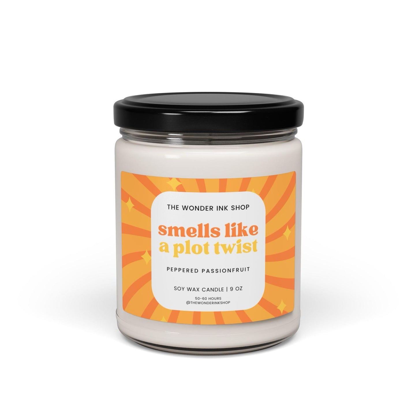 Smells Like A Plot Twist | Bookish Scented Soy Candle (9oz)