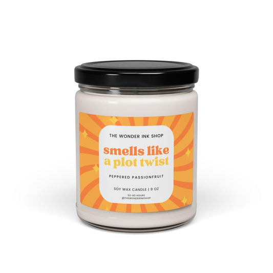 Smells Like A Plot Twist | Bookish Scented Soy Candle (9oz)