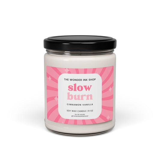 Slow Burn | Bookish Scented Soy Candle (9oz)