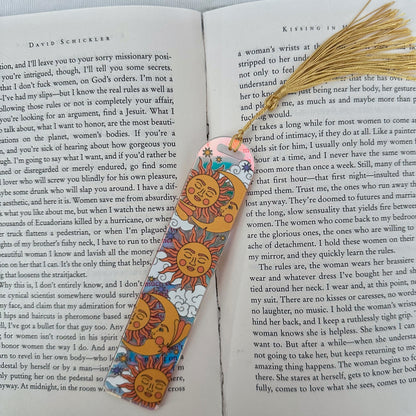 Celestial Holographic Acrylic Bookmark