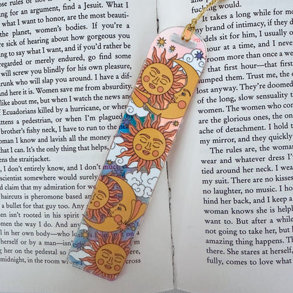Celestial Holographic Acrylic Bookmark