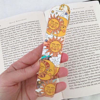 Celestial Holographic Acrylic Bookmark
