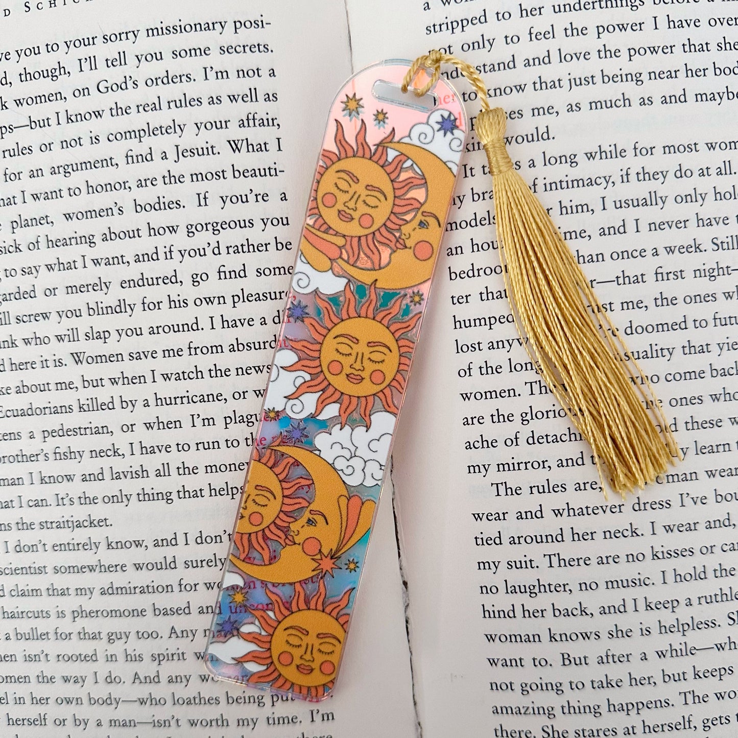 Celestial Holographic Acrylic Bookmark