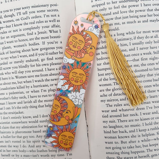 Celestial Holographic Acrylic Bookmark
