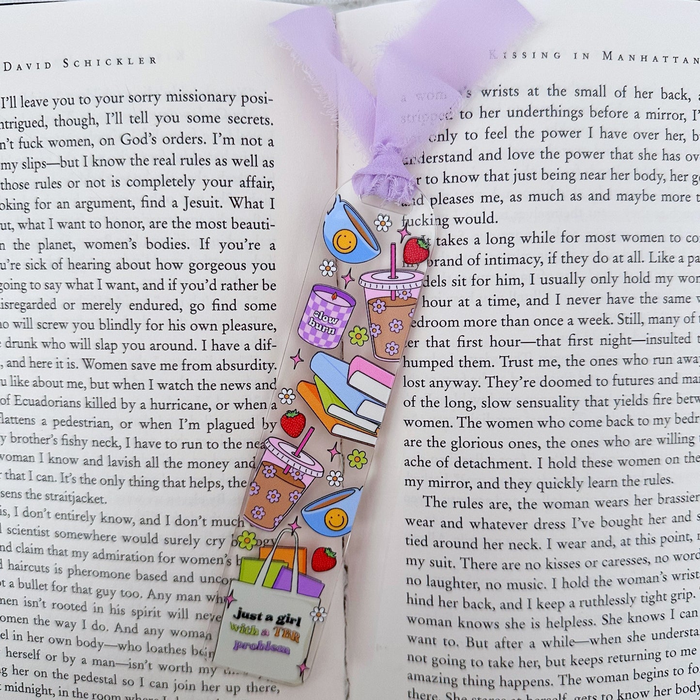Just A Girl With A TBR Problem Acrylic Bookmark