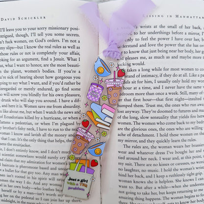 Just A Girl With A TBR Problem Acrylic Bookmark