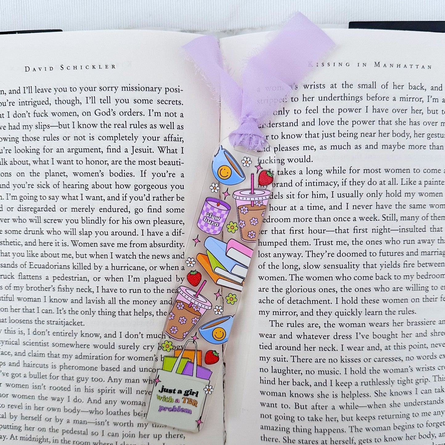 Just A Girl With A TBR Problem Acrylic Bookmark