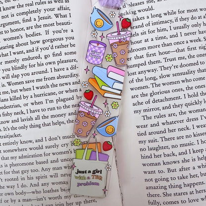Just A Girl With A TBR Problem Acrylic Bookmark