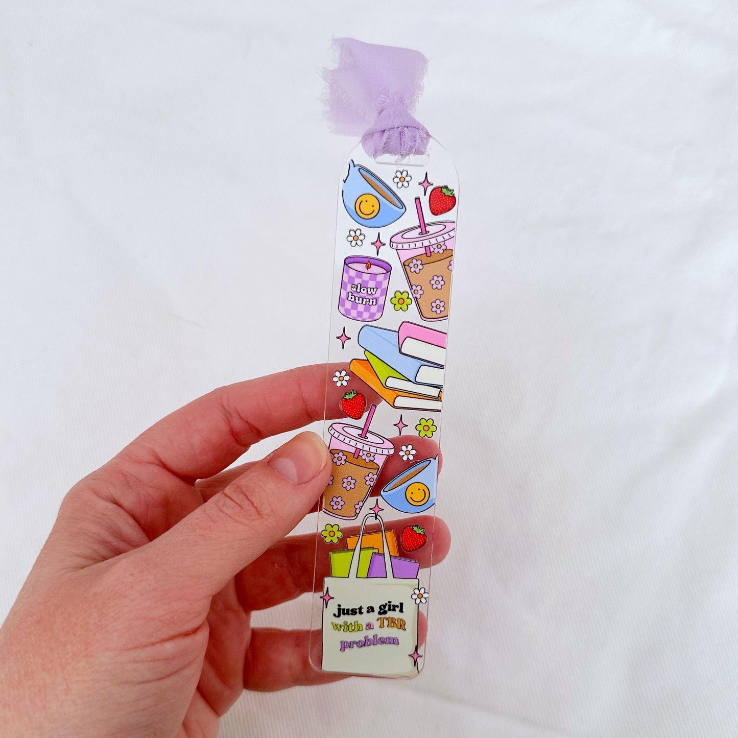 Just A Girl With A TBR Problem Acrylic Bookmark