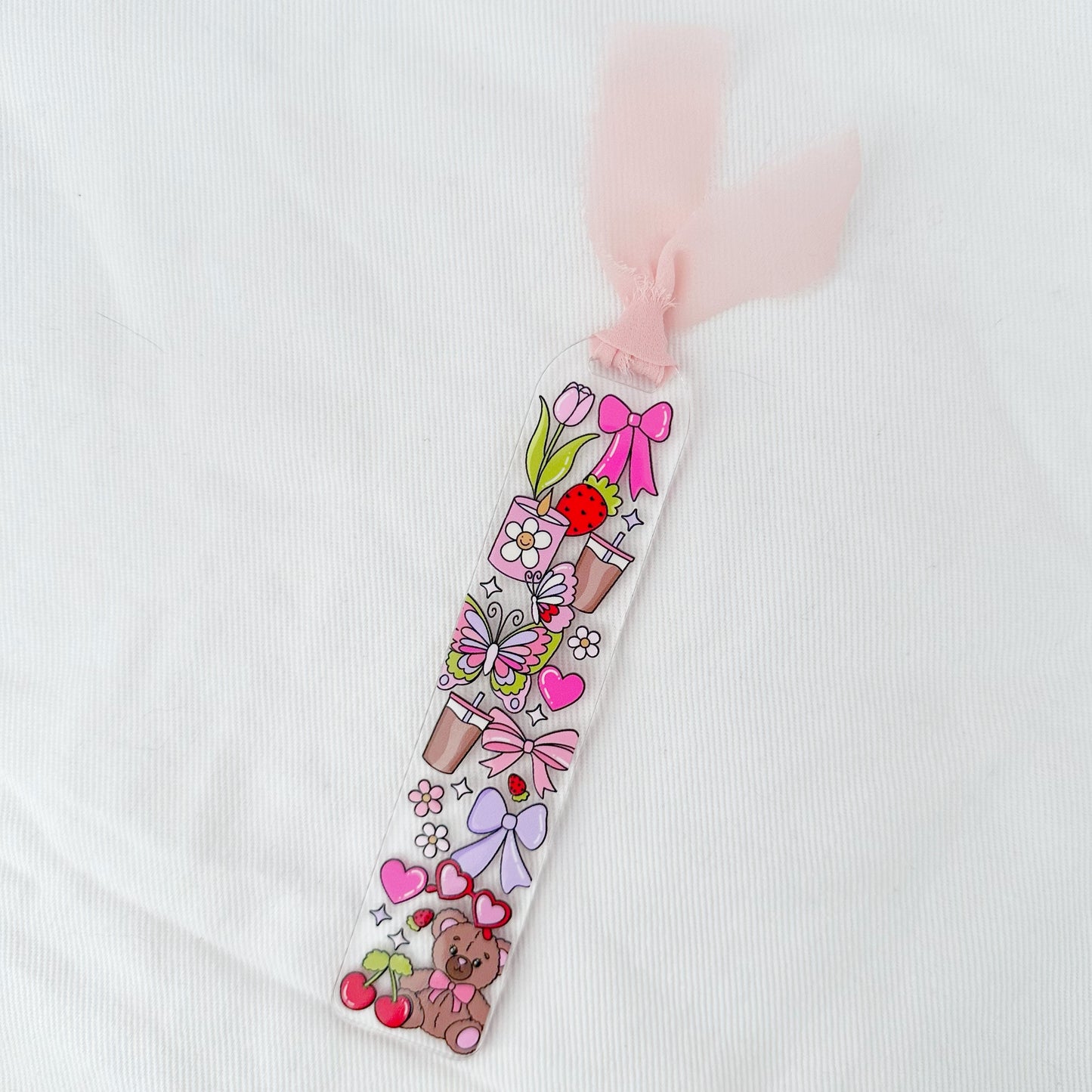 I'm Just A Girl Acrylic Bookmark