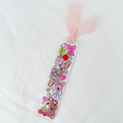I'm Just A Girl Acrylic Bookmark