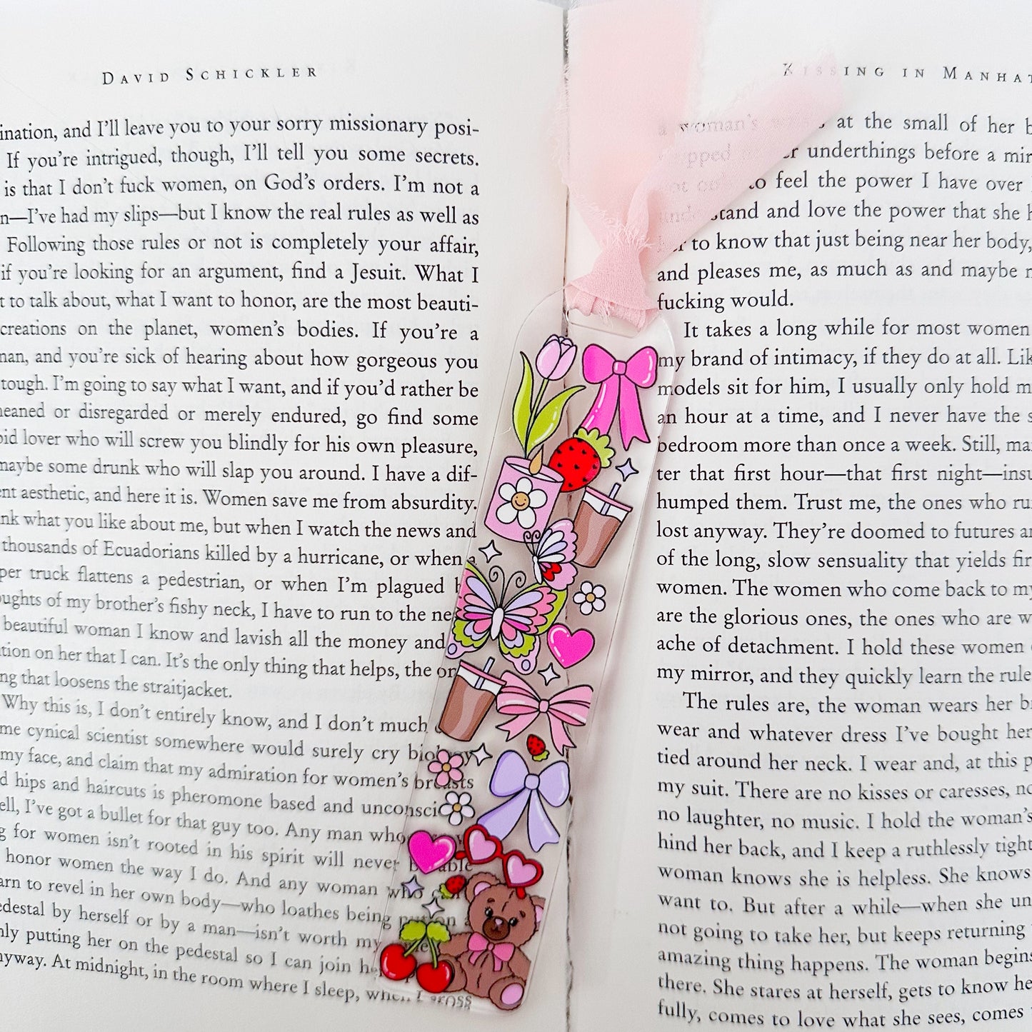 I'm Just A Girl Acrylic Bookmark