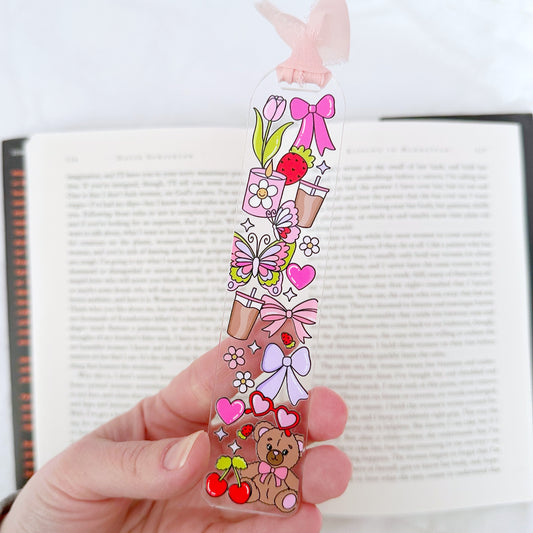 I'm Just A Girl Acrylic Bookmark