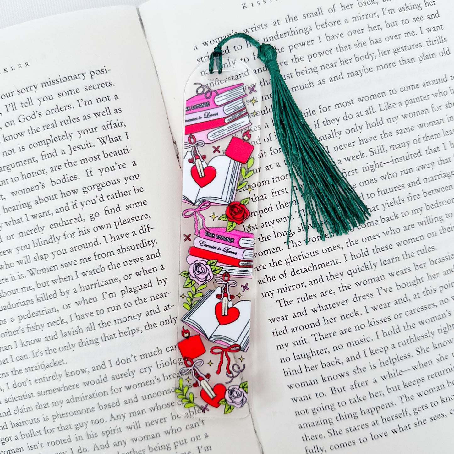 Dark Romance Acrylic Bookmark