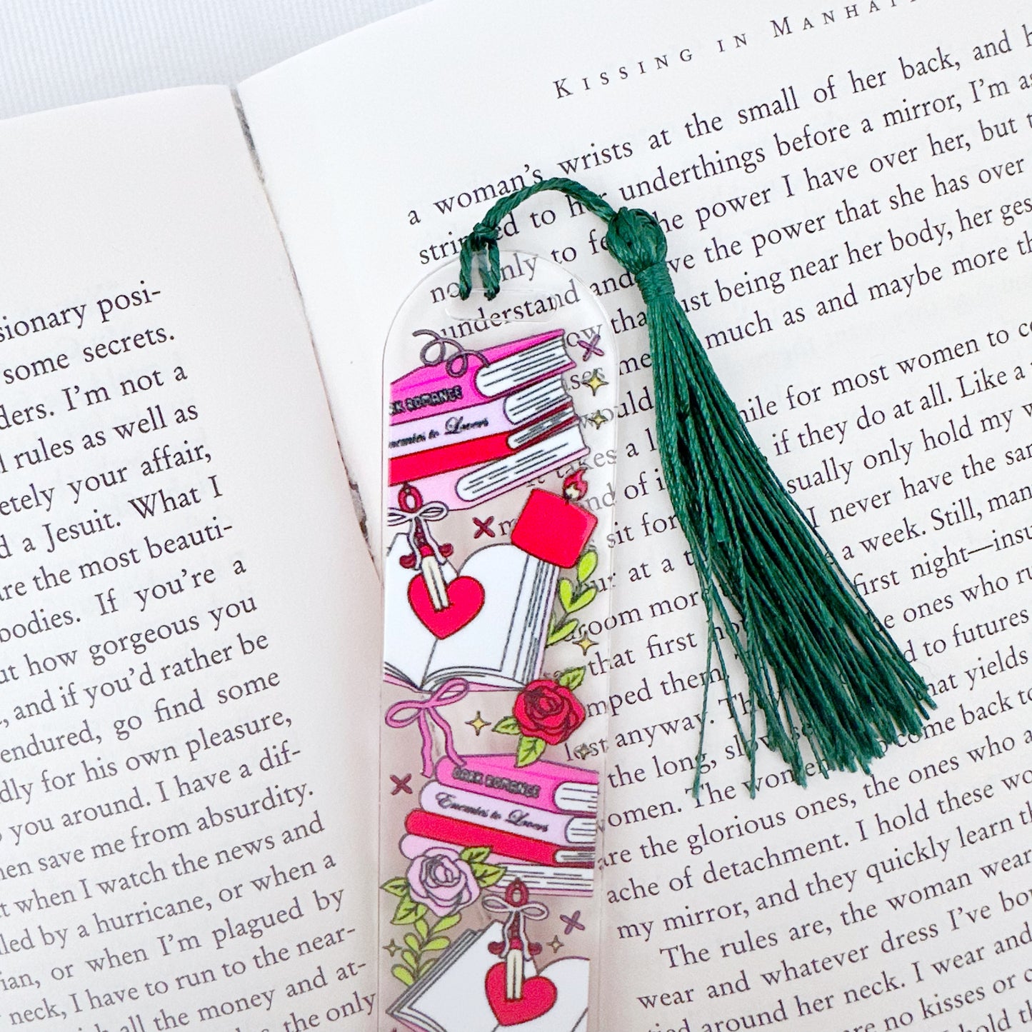 Dark Romance Acrylic Bookmark