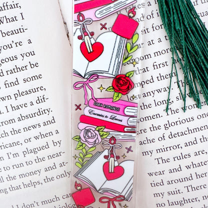 Dark Romance Acrylic Bookmark