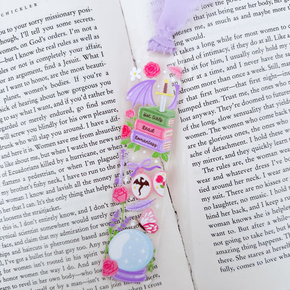 Hot Girls Read Romantasy Acrylic Bookmark
