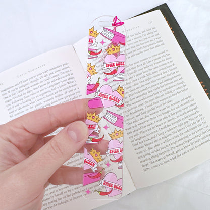 Spice Queen Acrylic Bookmark