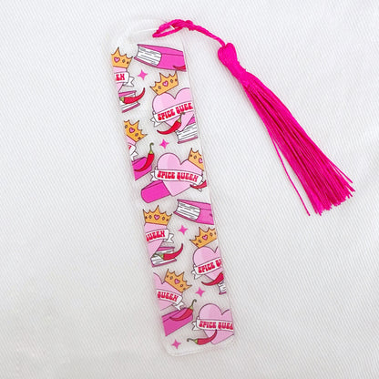 Spice Queen Acrylic Bookmark