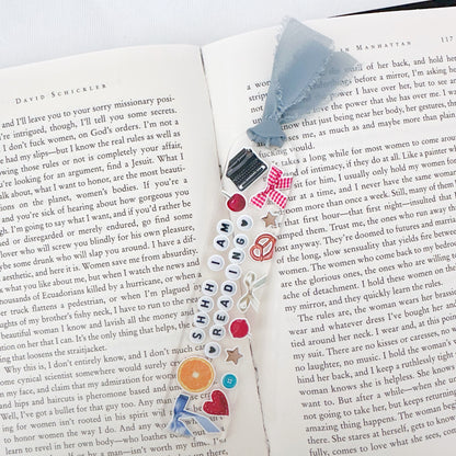 Shhh I Am Reading Acrylic Bookmark