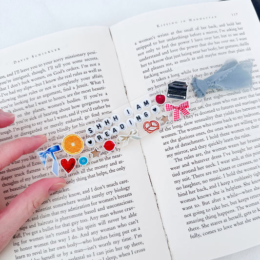 Shhh I Am Reading Acrylic Bookmark