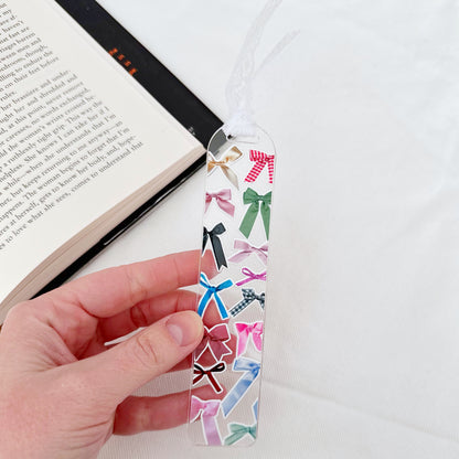 Bows Acrylic Bookmark