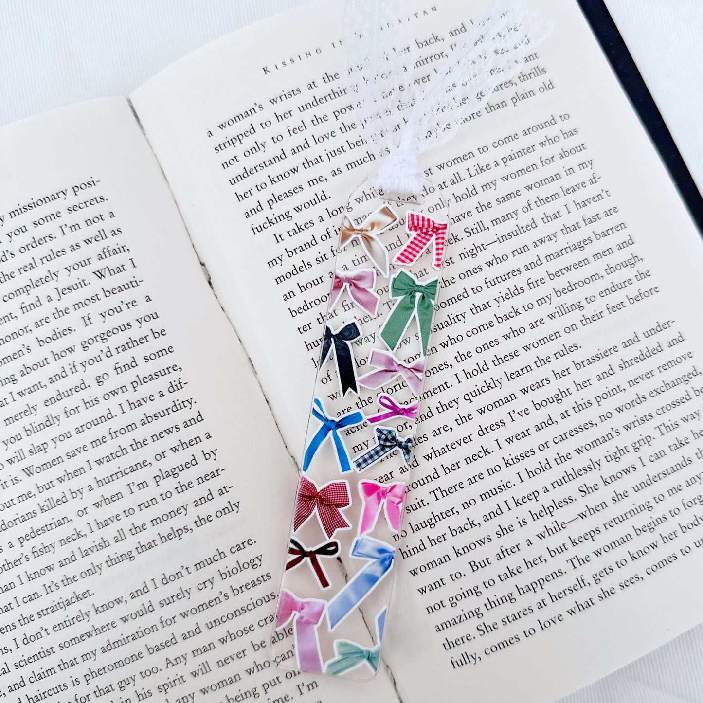 Bows Acrylic Bookmark