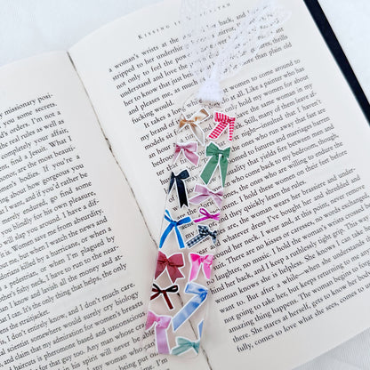 Bows Acrylic Bookmark