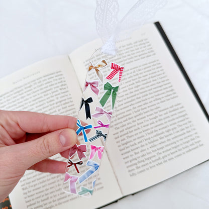 Bows Acrylic Bookmark