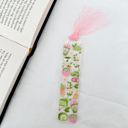 Matcha Girlie Acrylic Bookmark