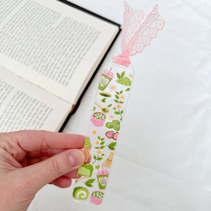 Matcha Girlie Acrylic Bookmark